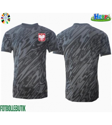 Polen Målvakt Bortatröja EM 2024 Kortärmad